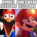 Hubble vs Webb telescope