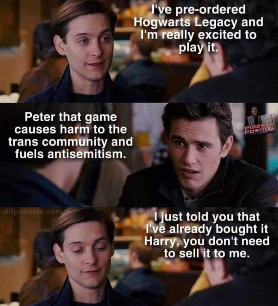 Hogwarts a Legacy - meme