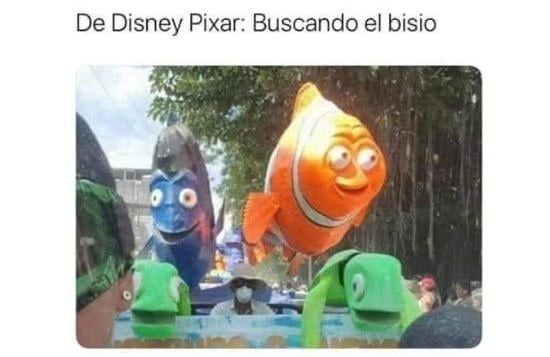 De los creadores de Nemo… llega Buscando el bisio - meme