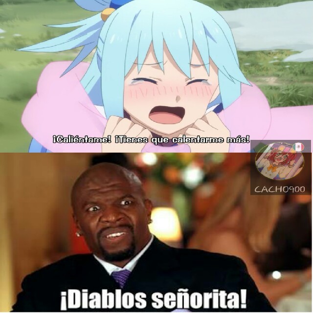 Nombre del anime: kono subarashii sekai ni shukufuku wo - Meme by