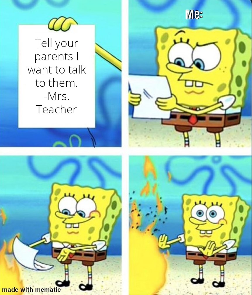 Teachers Note - meme