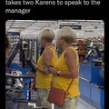 Identical Karens....