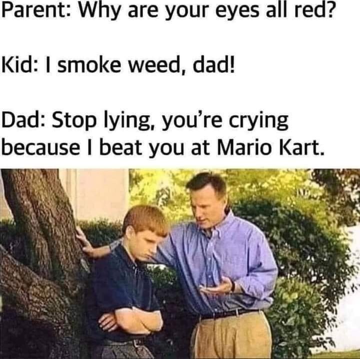 Smoking weed - meme