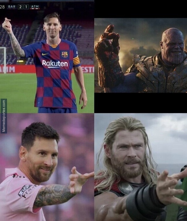 Messi vengador - meme