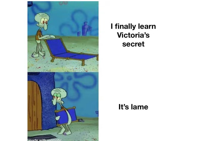 lame secret - meme