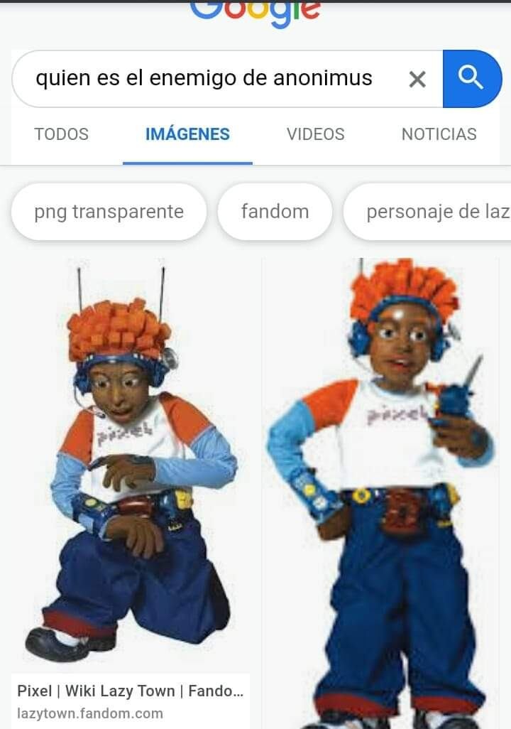 Quién es el enemigo de anoymous? - meme