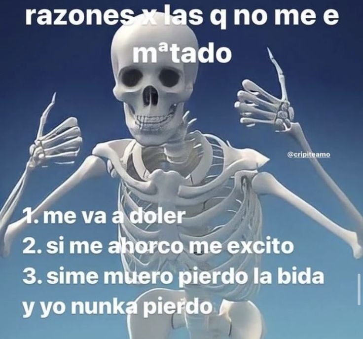 Si me muero me esito - meme