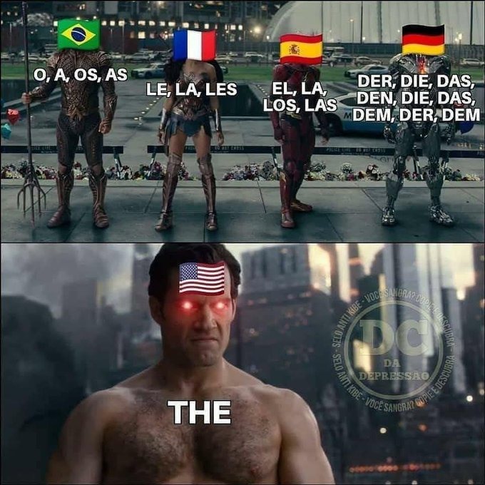 el impersonal THE, le falta contexto - meme