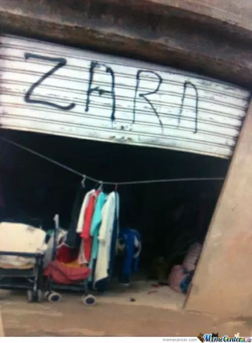 Zara os now available in rural areas - meme