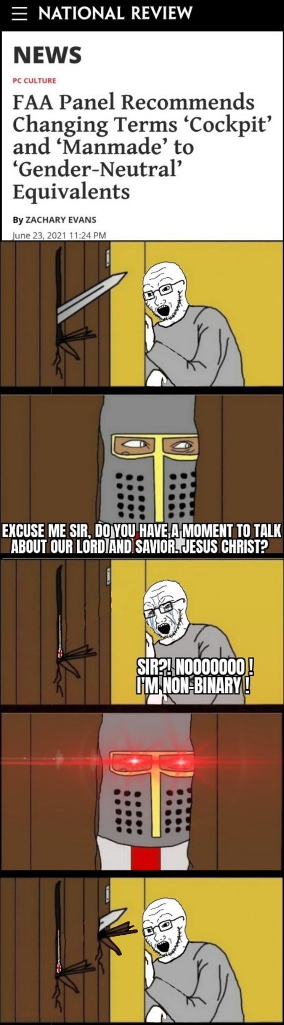 Time for a crusade - meme