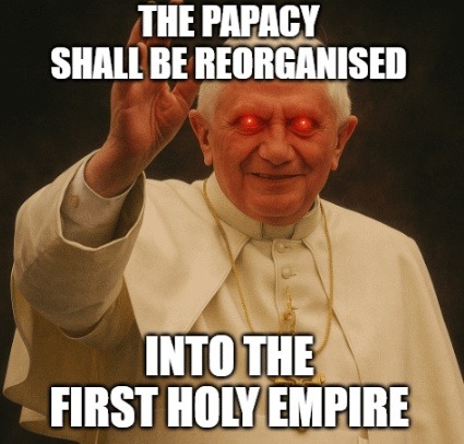 New Vatican update: now an empire - meme