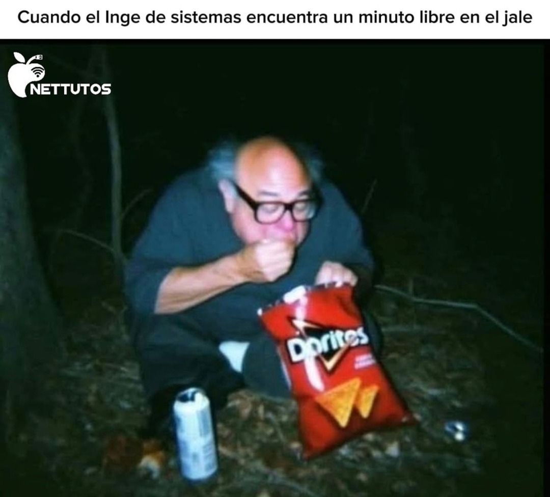 el inge de sistemas y sus 60 segundos de libertad - meme