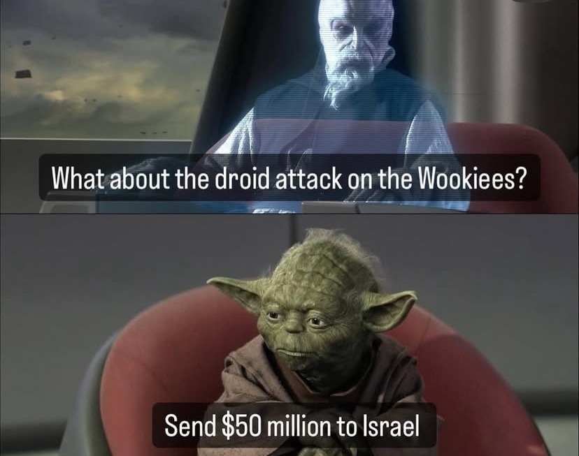 “Greatest allies, they are” - meme
