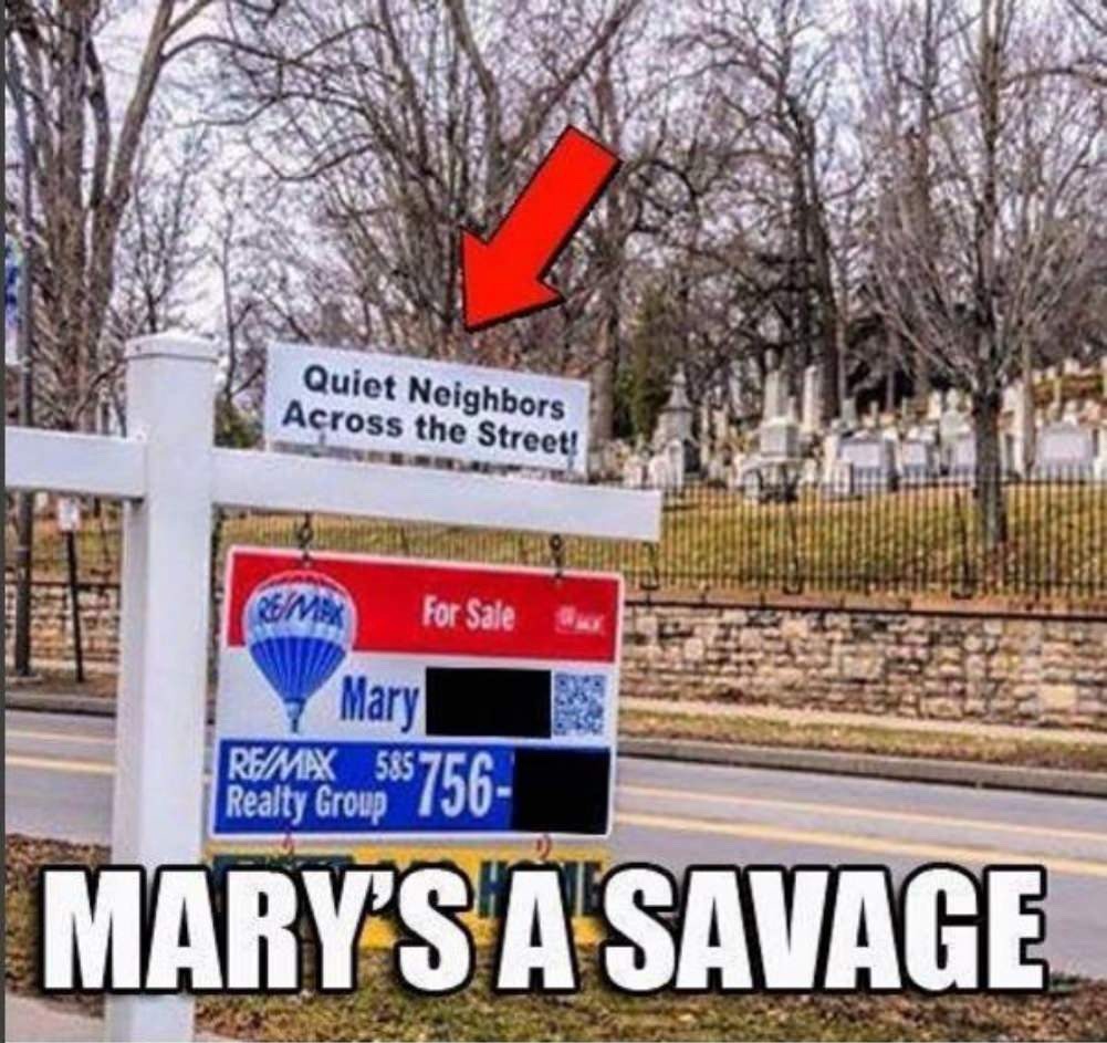 Mary is a saleswoman - meme