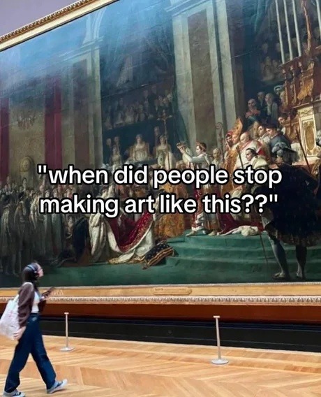 ﻿’when did people stop ‘making artlike this??”