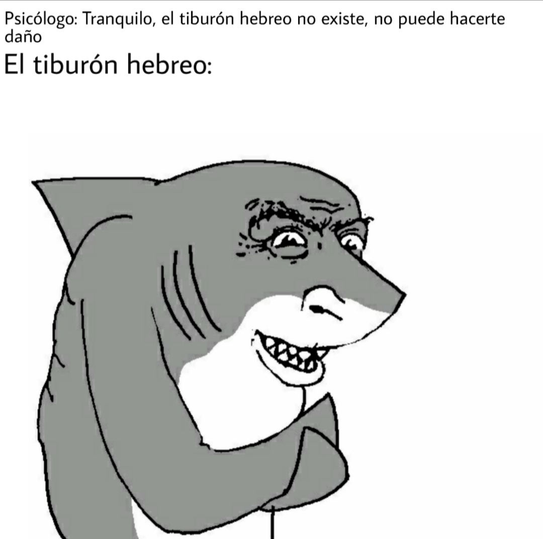 Tiburón hebreo - meme