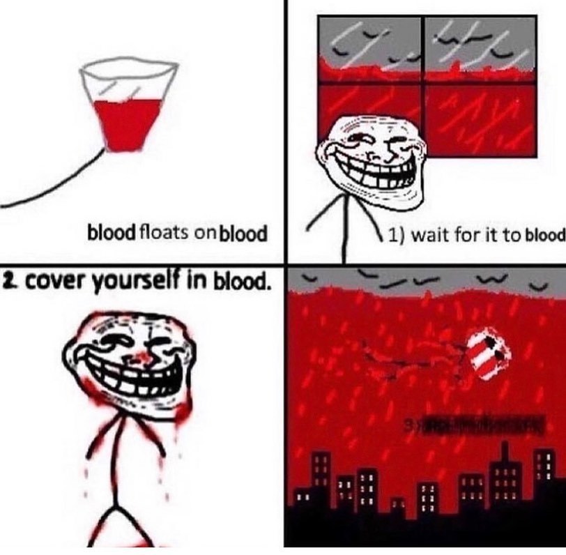 Blood - meme