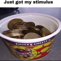 used to have a bunch of fake coins I would use at chucky cheeses