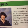 Yearbook Pictures - This guy is on fire!