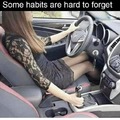 Some habits are hard to forget