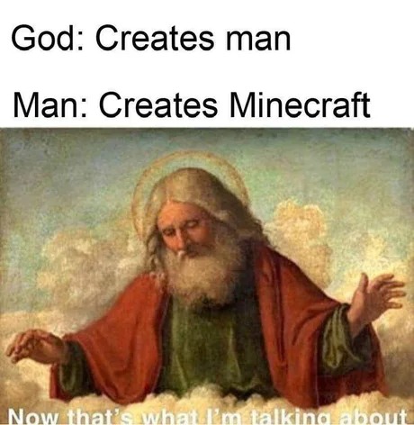 Man creates minecraft meme