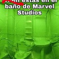 El baño de Marvel studios