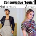 Hombre femenino= mujer. Mujer trans= hombre
