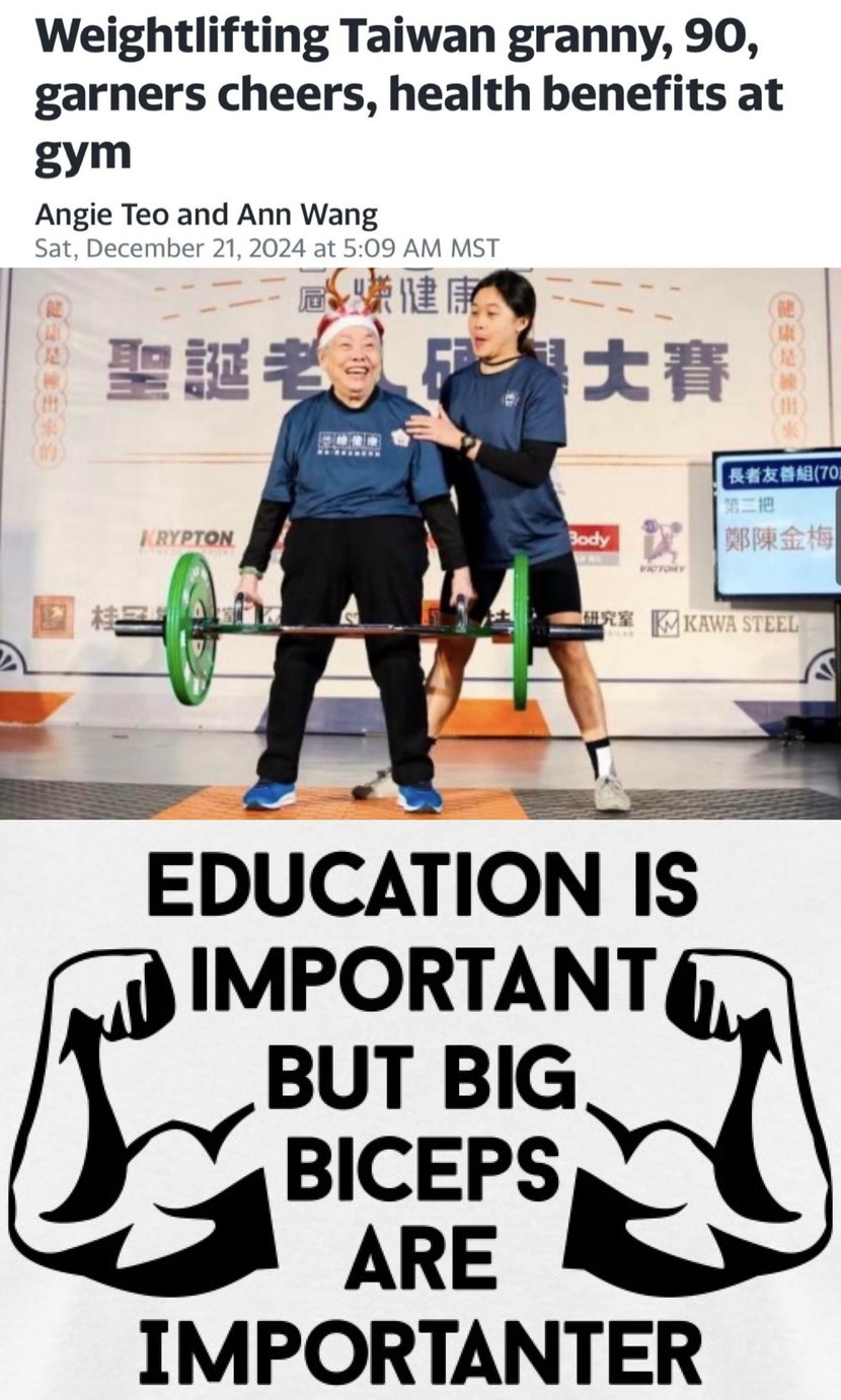 Get those gains Granny - meme