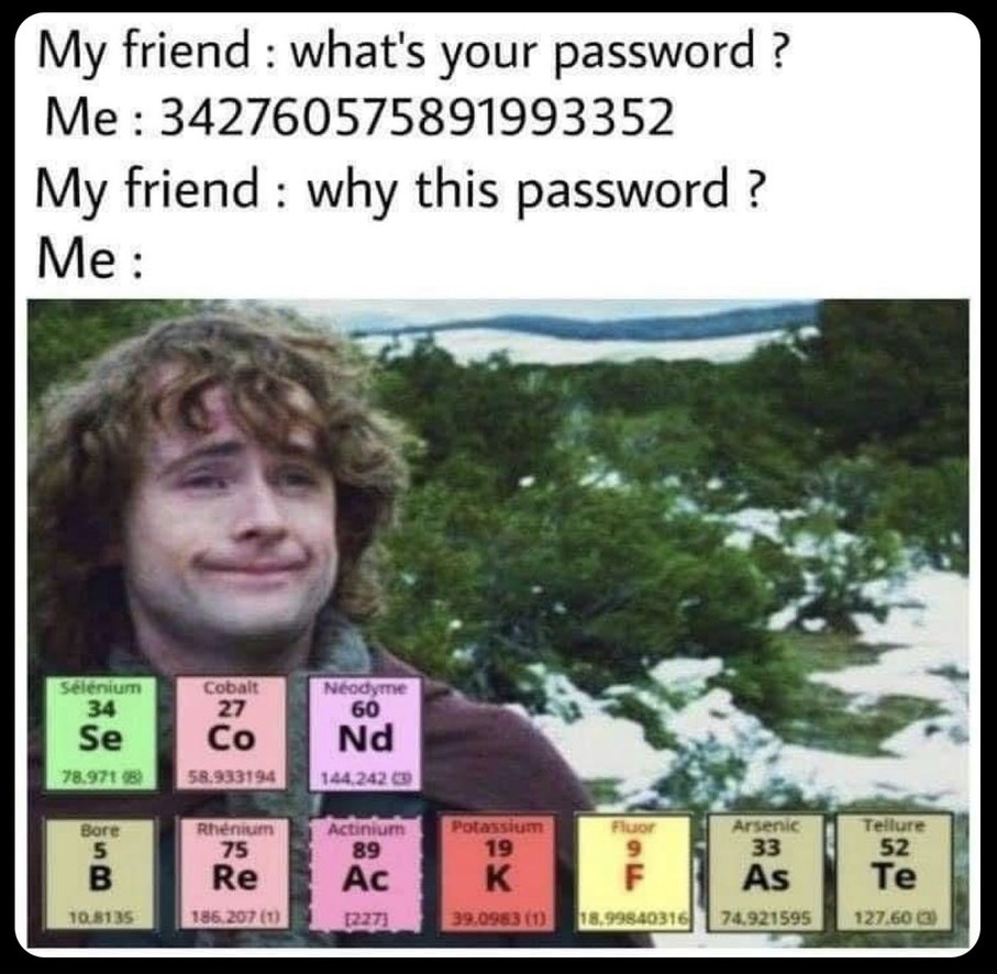 Encoded password - meme