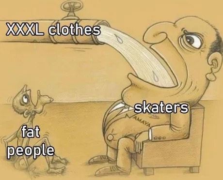 XXXL Clothes meme