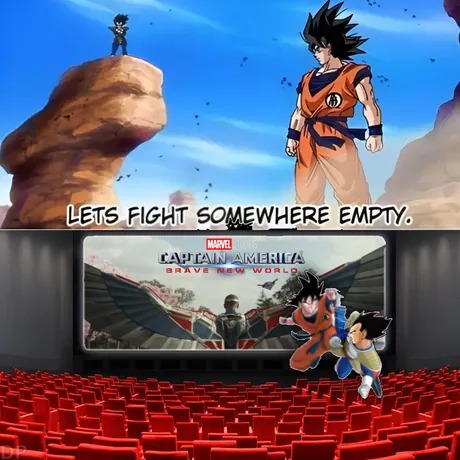Let's fight somewhere empty - meme