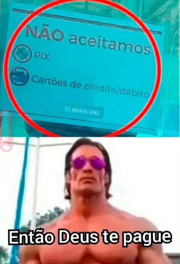 Quer pagar com oque?? bitcoin??? - meme