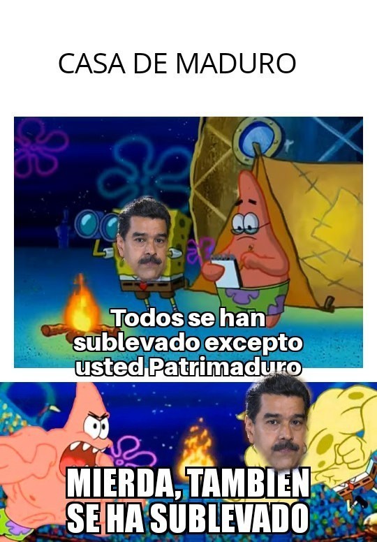 Maduro exilioado - meme