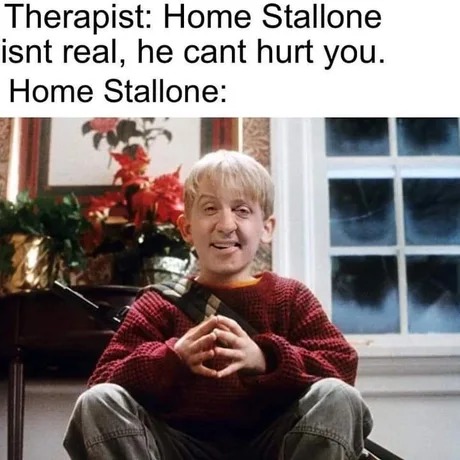 Home alone meme