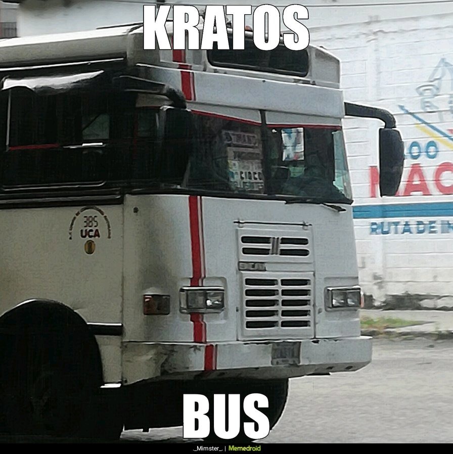 Kratos bus - meme