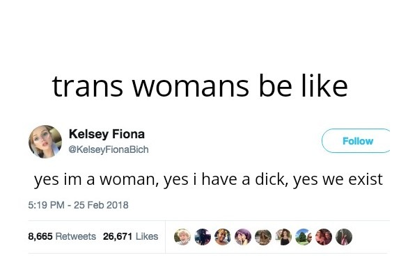 Trans womans - meme