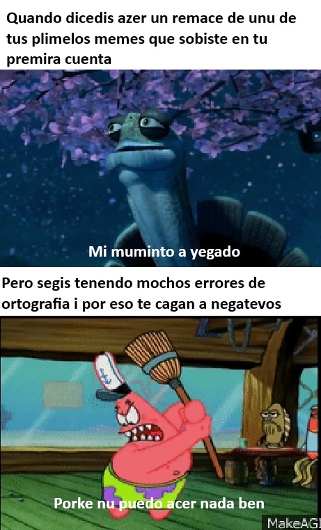 Rialminti nu ez mi premir rimake di un meme di mi primera kuenta