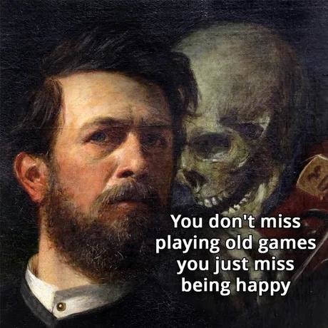 It wasn’t the game, it was the happiness - meme