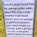 Guess I should pick up golfing...