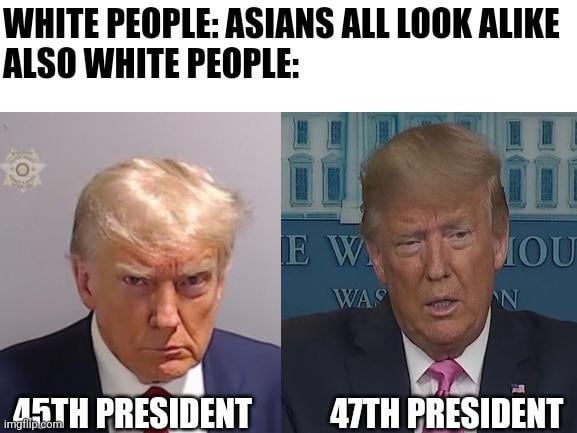 45th president and 47th president - meme