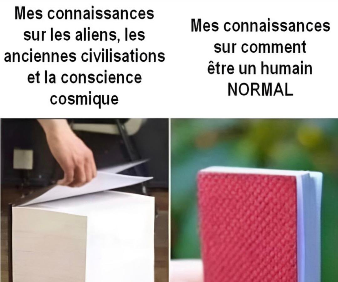 Moi quand j’parle des aliens avec 0 preuve mais 100% confiance - meme