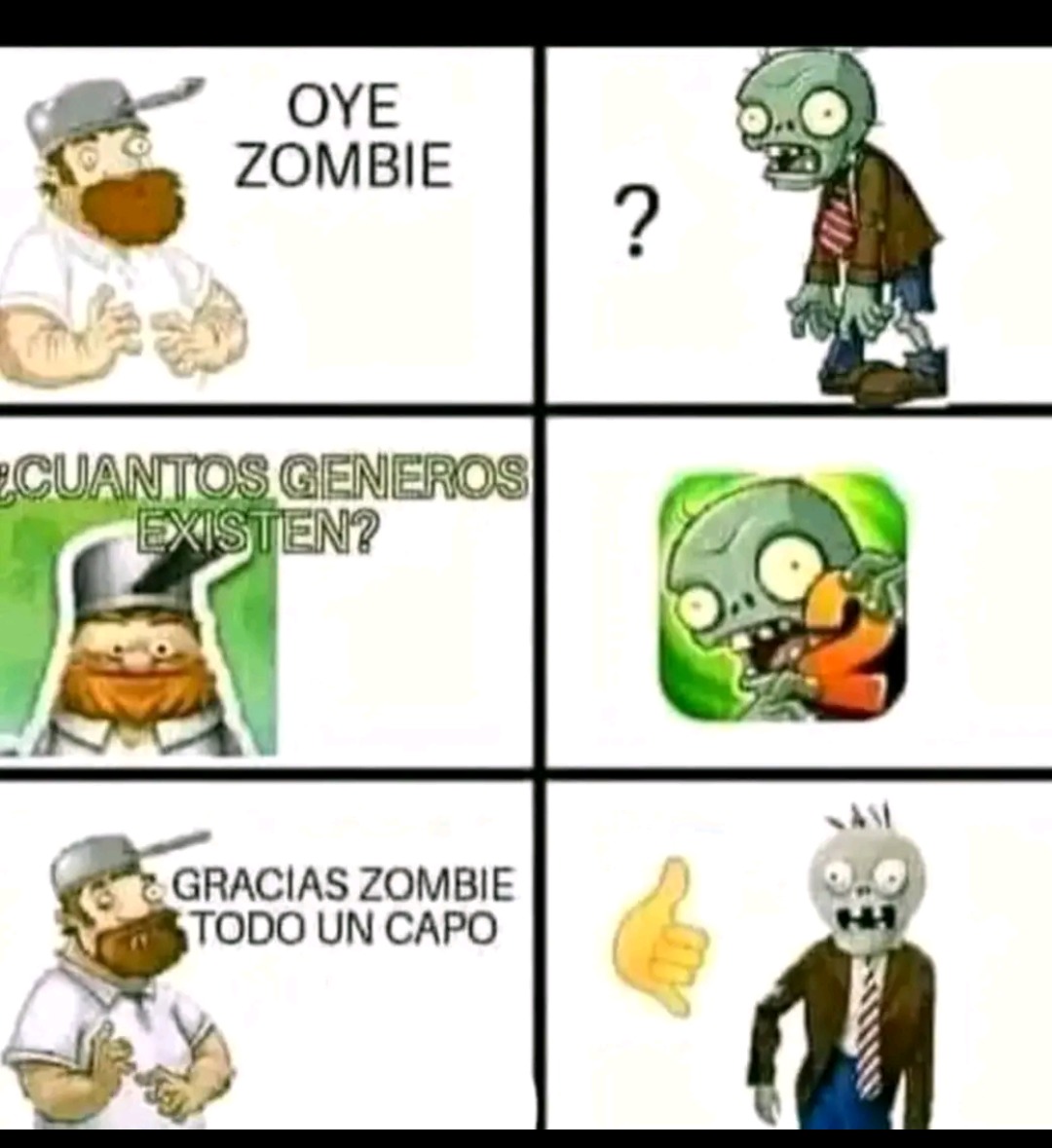 Gracias zombie - meme