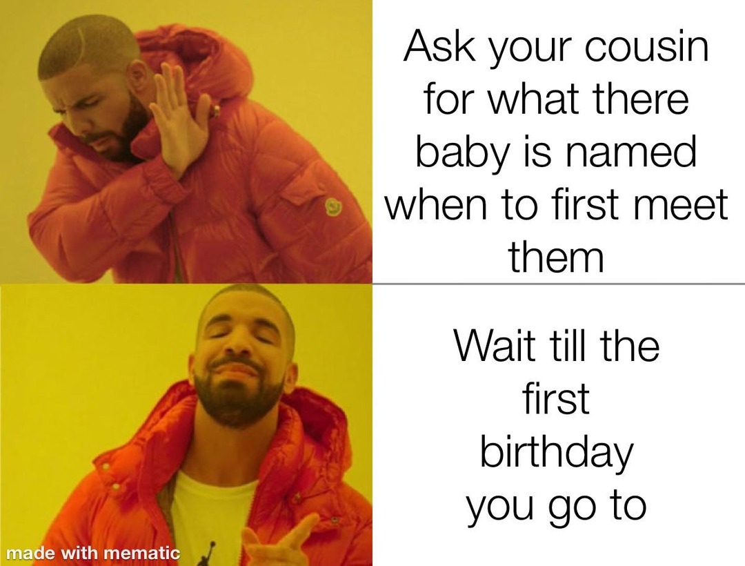 Drake birthday meme