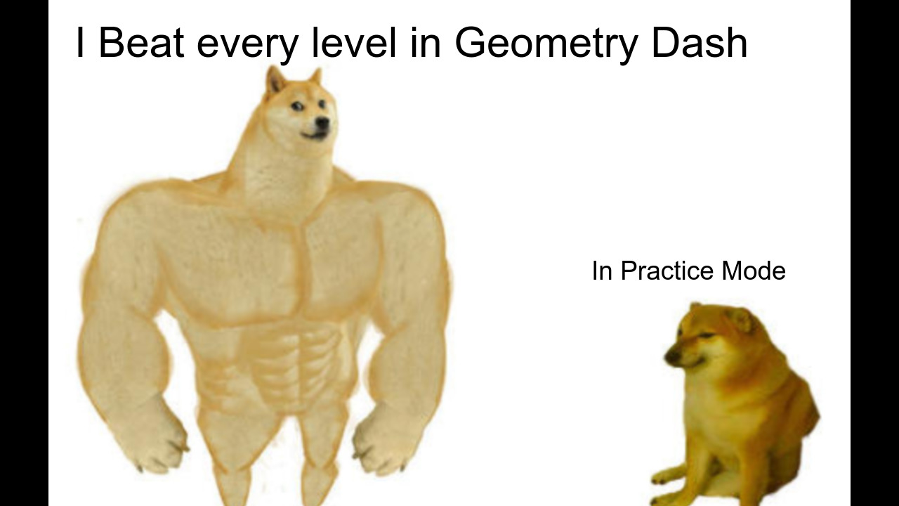 geometry dash - meme