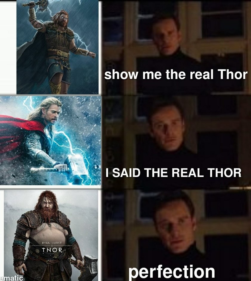 Chungus Thor is correct Norse portrayal. - meme