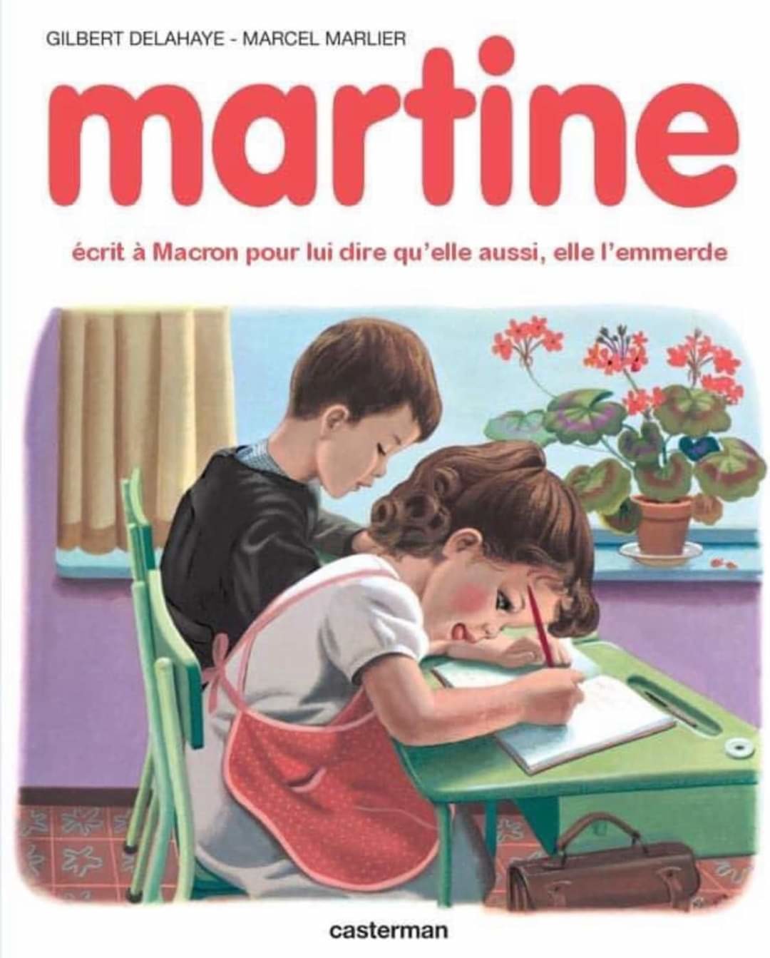 Martine emmerde macron - meme