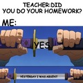 Did you do your homework?