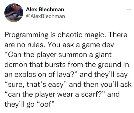 Programming is so funny - meme