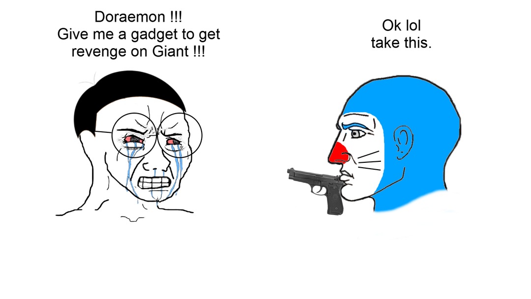 i like Doraemon - meme