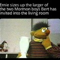 That's why Bert put cement in his mom's urn